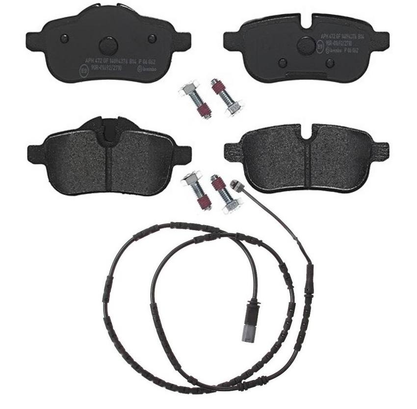 Brembo BMW Brakes Kit - Pads Rear (Low-Met) (with Sensor) 34356792566 - Brembo 2657490KIT